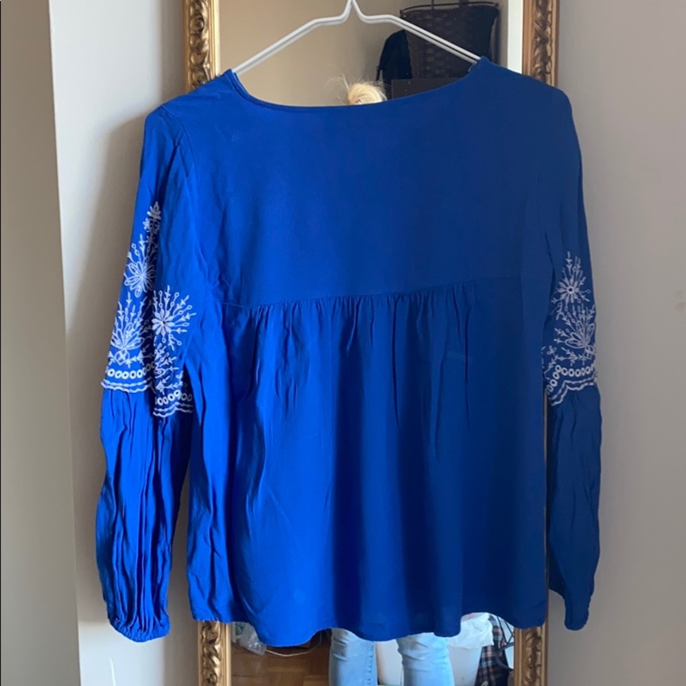 Blue Loft Blouse - Picture 2 of 4